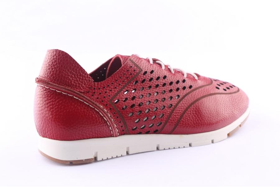 D.moro Shoes Women Leather Sneakers For Summer: 21201 Red (Wholesale)