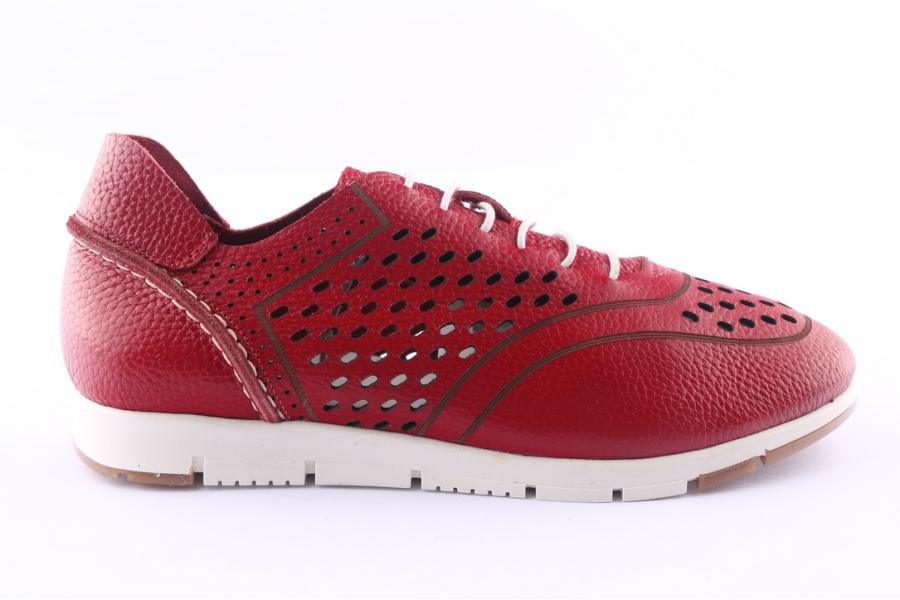 d.moro shoes Women Leather Sneakers for Summer: 21201 Red (Wholesale)