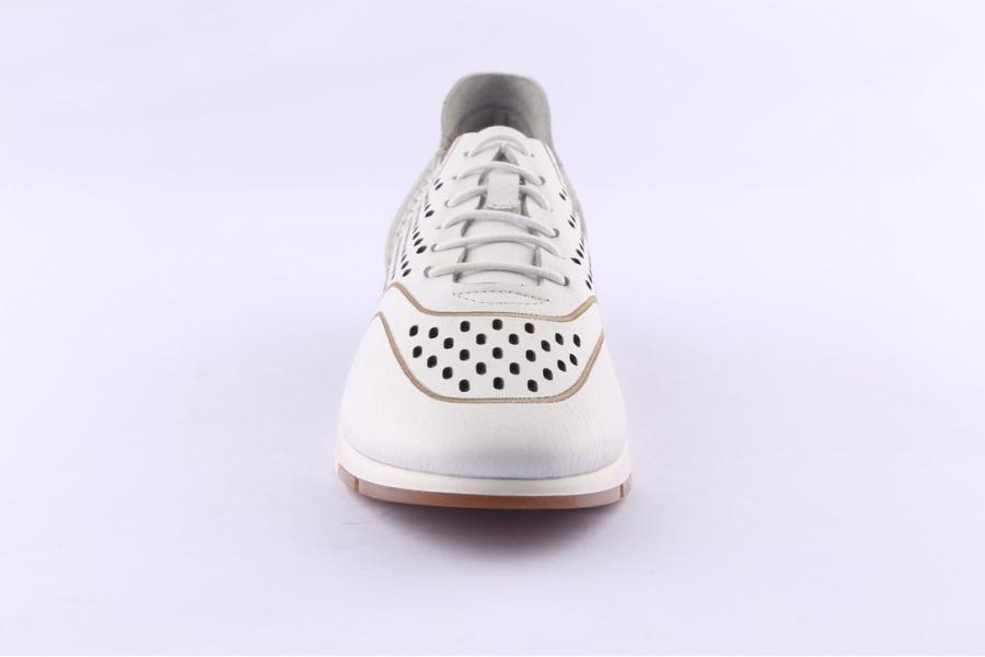 D.moro Shoes Women Leather Sneakers For Summer: 21201 White (Wholesale)