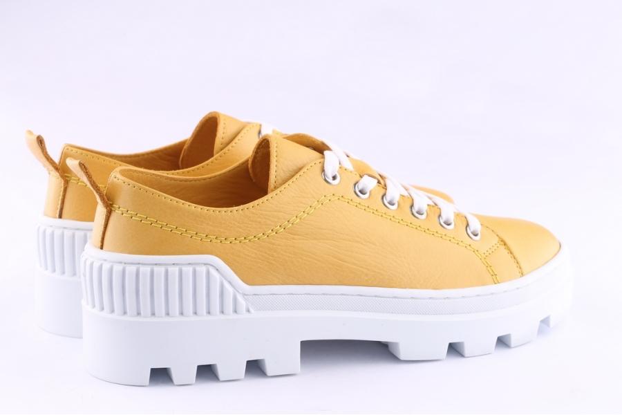 D.moro Shoes Women Leather Sneakers For Summer: 250004 Yellow (Wholesale)