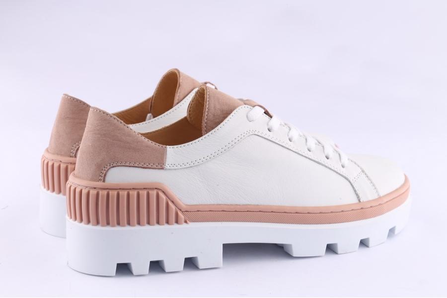 D.moro Shoes Women Leather Sneakers For Summer: 250005 White (Wholesale)