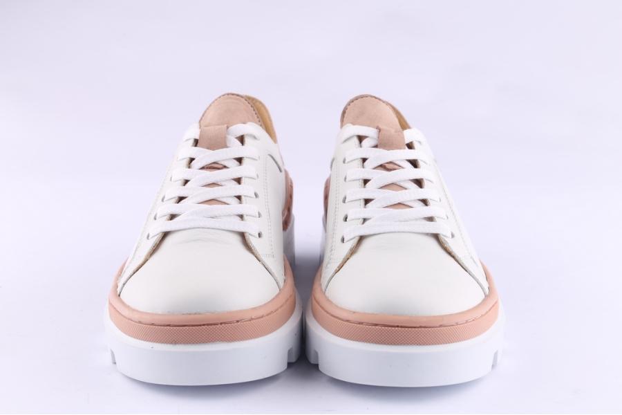 D.moro Shoes Women Leather Sneakers For Summer: 250005 White (Wholesale)