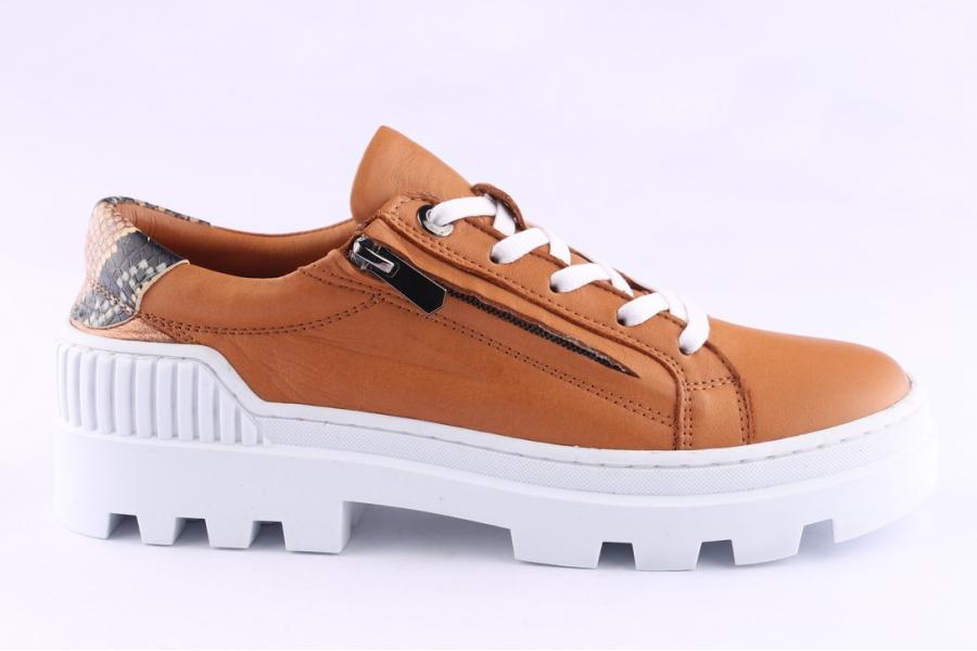 d.moro shoes Women Leather Sneakers for Summer: 250006 Tan (Wholesale)