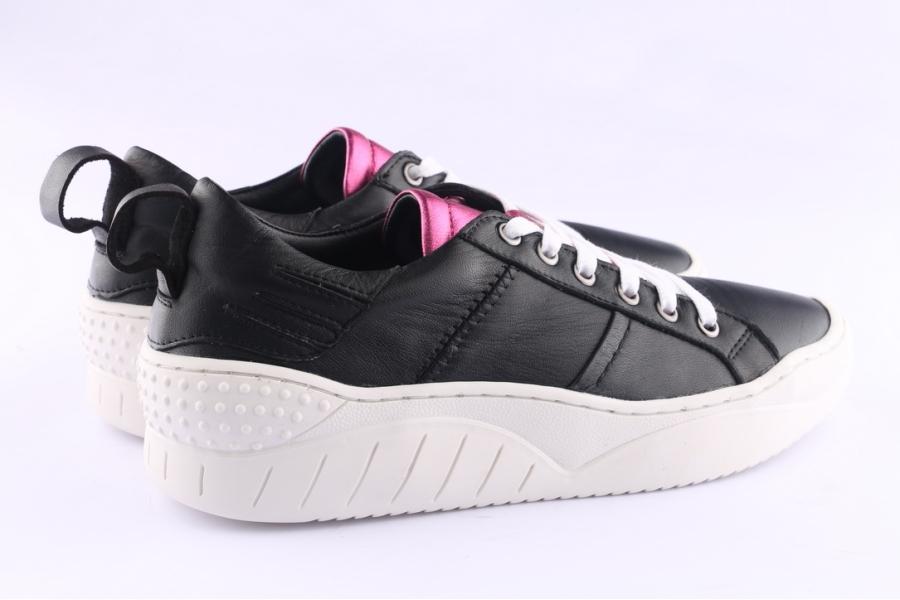 D.moro Shoes Women Leather Sneakers For Summer: 280005 Black (Wholesale)