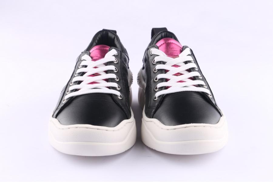 D.moro Shoes Women Leather Sneakers For Summer: 280005 Black (Wholesale)