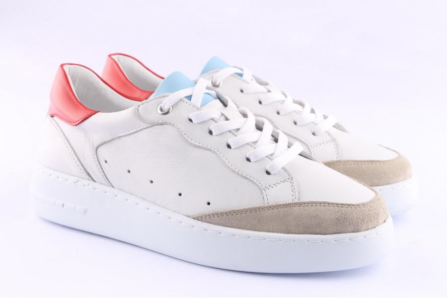 D.moro Shoes Women Leather Sneakers For Summer: 601006 White (Wholesale)
