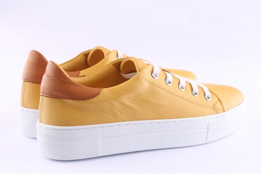 D.moro Shoes Women Leather Sneakers For Summer: 90145 Yellow (Wholesale)