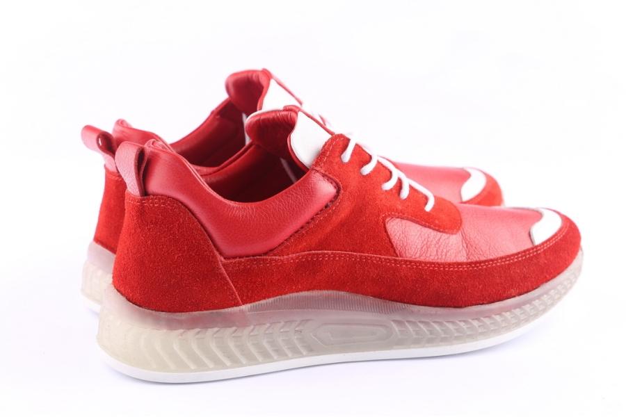 D.moro Shoes Women Leather Sneakers For Summer: C500 Red (Wholesale)