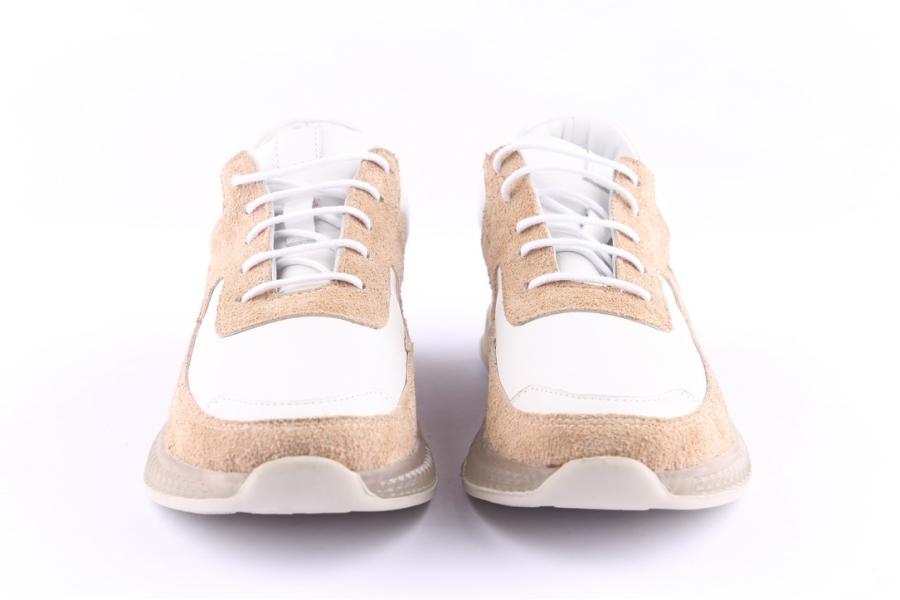 D.moro Shoes Women Leather Sneakers For Summer: C500 White (Wholesale)
