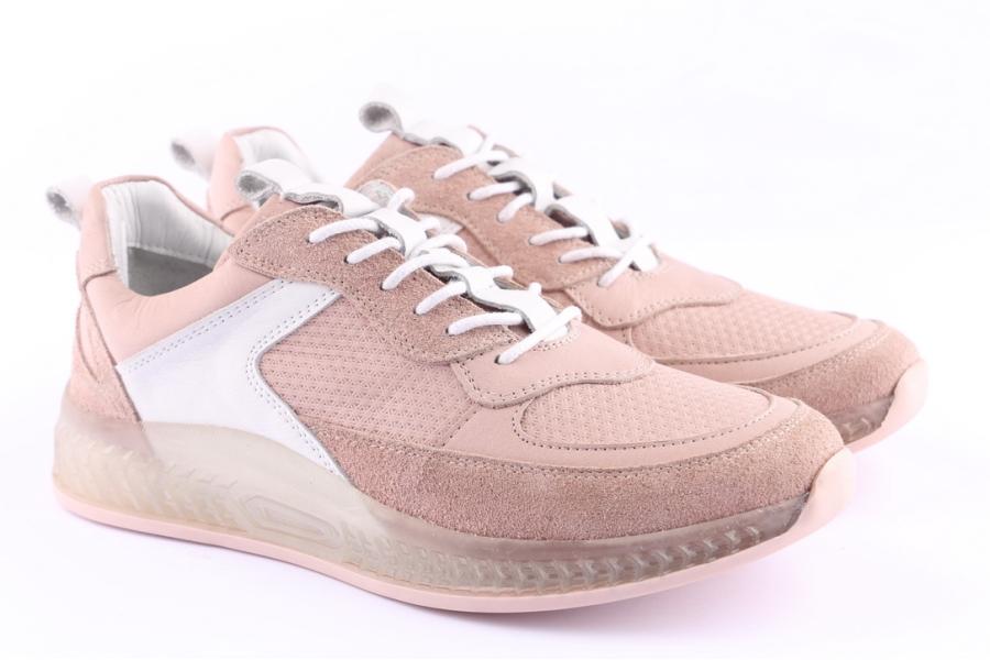 D.moro Shoes Women Leather Sneakers For Summer: C501 Powder (Wholesale)