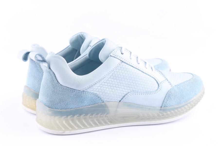D.moro Shoes Women Leather Sneakers For Summer: C502 Ice Blue (Wholesale)