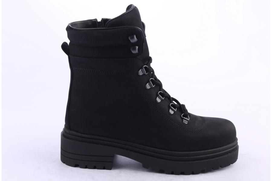 d.moro shoes Women nubuck leather Ankle Boots for Winter: 252C Black (Wholesale)