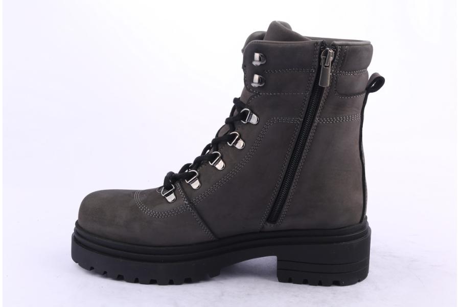 D.moro Shoes Women Nubuck Leather Ankle Boots For Winter: 252C Khaki (Wholesale)