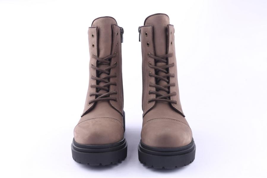 D.moro Shoes Women Nubuck Leather Ankle Boots For Winter: 252F Powder (Wholesale)