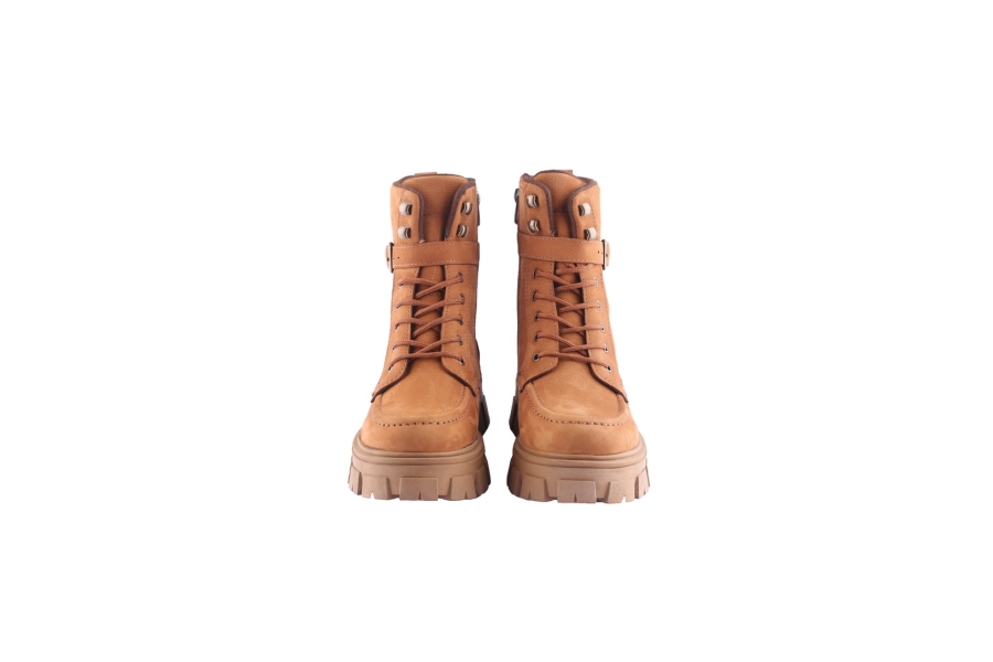 D.moro Shoes Women Nubuck Leather Ankle Boots For Winter: 504A Tan (Wholesale)