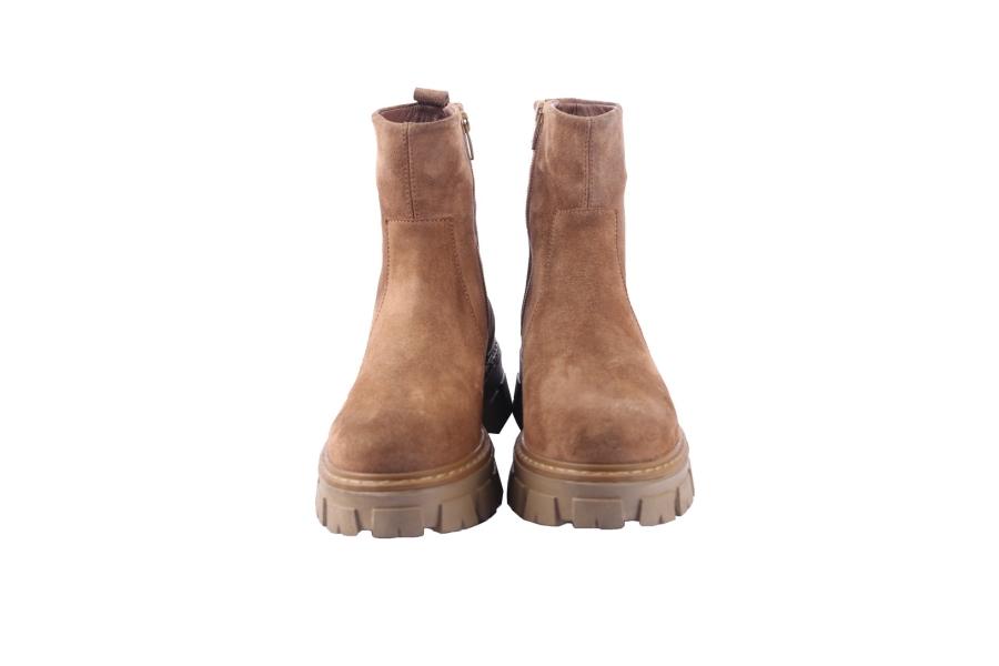 D.moro Shoes Women Nubuck Leather Ankle Boots For Winter: 504C Beige (Wholesale)