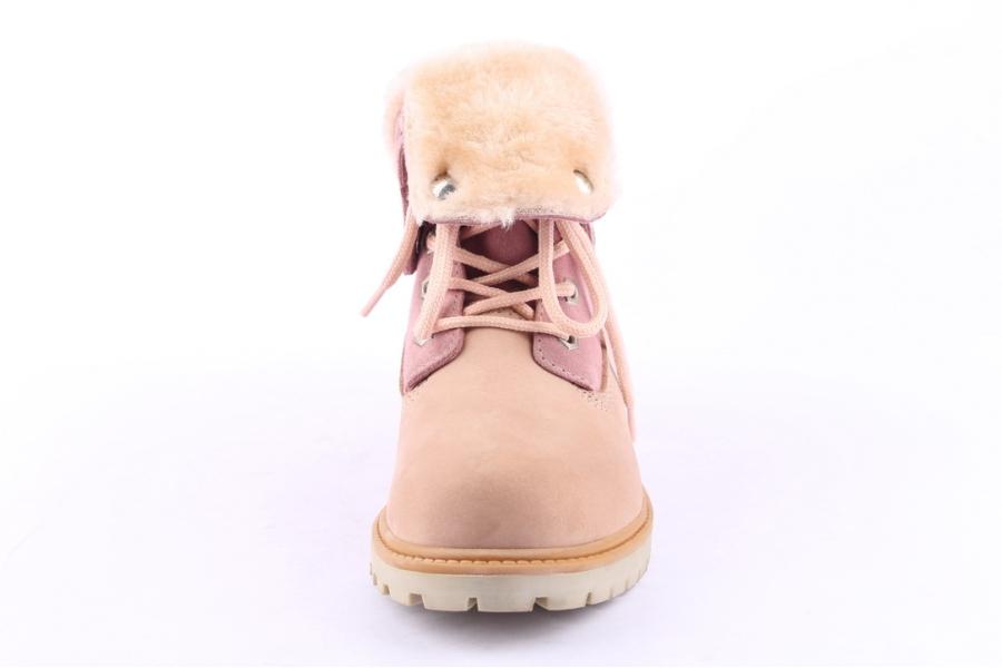 D.moro Shoes Women Nubuck Leather Ankle Boots For Winter: 506 Powder (Wholesale)