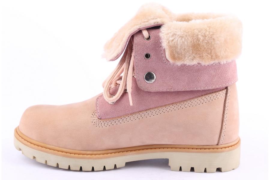 D.moro Shoes Women Nubuck Leather Ankle Boots For Winter: 506 Powder (Wholesale)