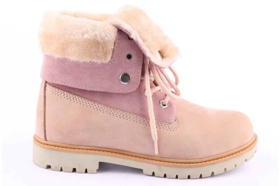 d.moro shoes Women nubuck leather Ankle Boots for Winter: 506 Powder (Wholesale)