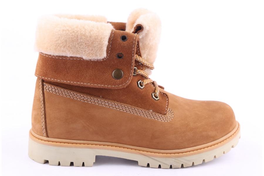 d.moro shoes Women nubuck leather Ankle Boots for Winter: 506 Tan (Wholesale)