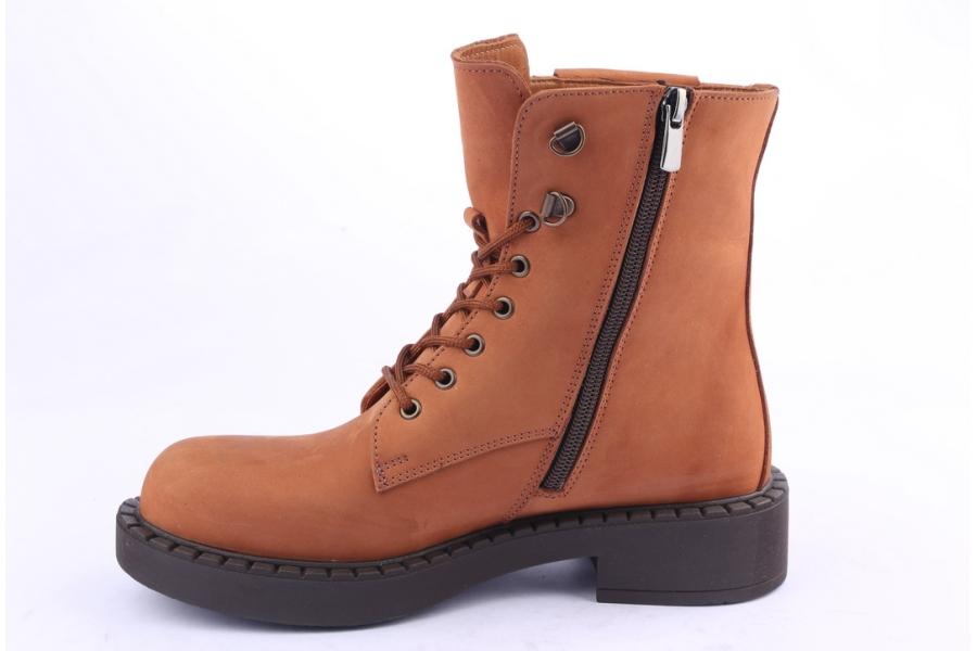 D.moro Shoes Women Nubuck Leather Ankle Boots For Winter: 519C Tan (Wholesale)