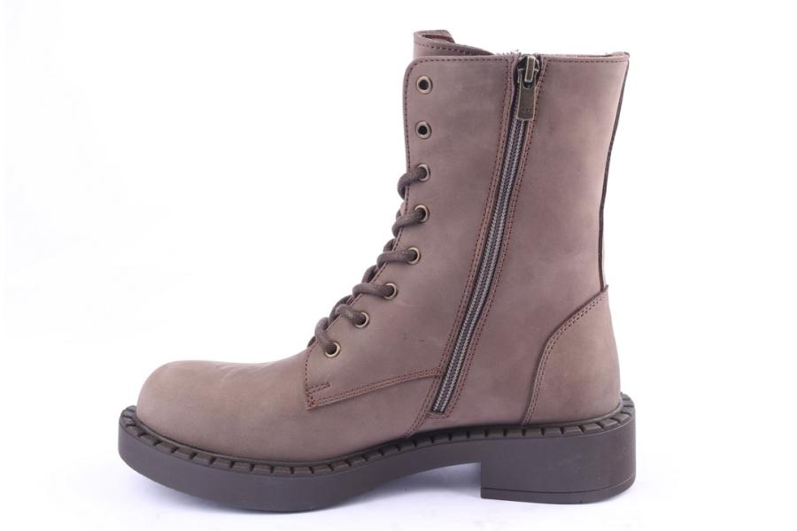 D.moro Shoes Women Nubuck Leather Ankle Boots For Winter: 519D Khaki (Wholesale)