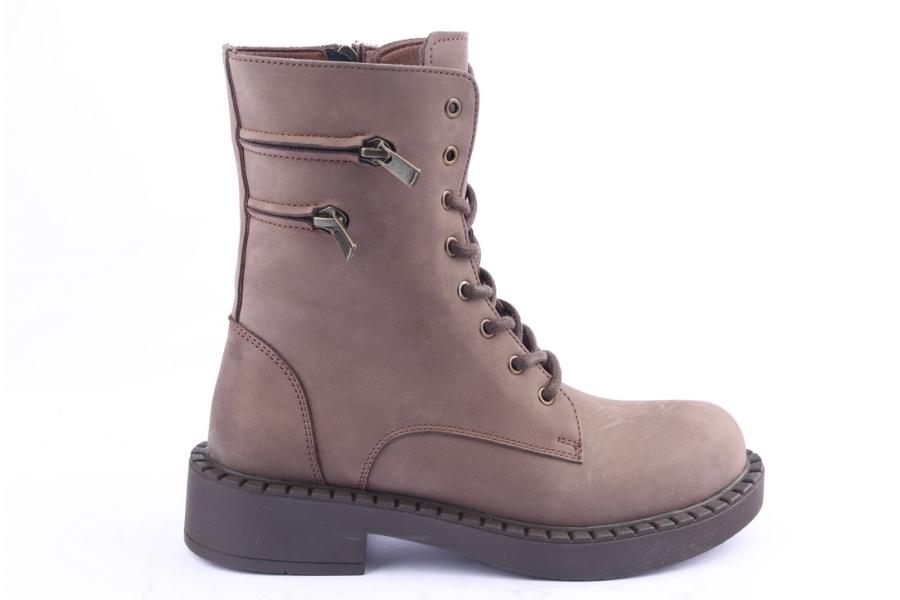 d.moro shoes Women nubuck leather Ankle Boots for Winter: 519D Khaki (Wholesale)
