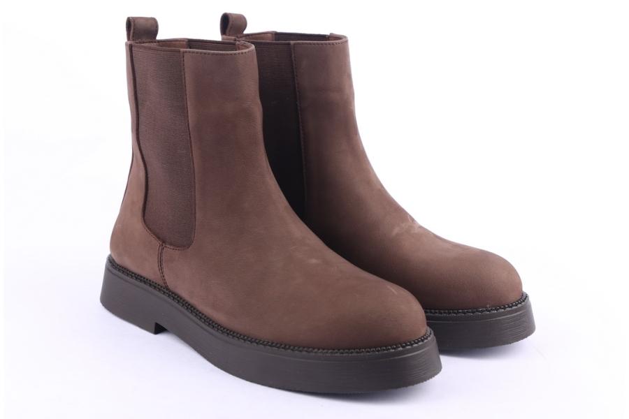 D.moro Shoes Women Nubuck Leather Ankle Boots For Winter: 545I Brown (Wholesale)