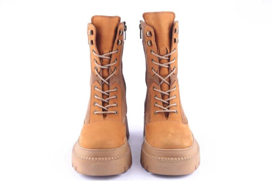 D.moro Shoes Women Nubuck Leather Ankle Boots For Winter: 574D Beige (Wholesale)