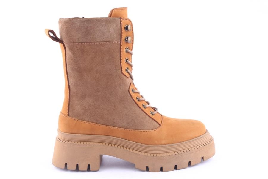 d.moro shoes Women nubuck leather Ankle Boots for Winter: 574D Beige (Wholesale)