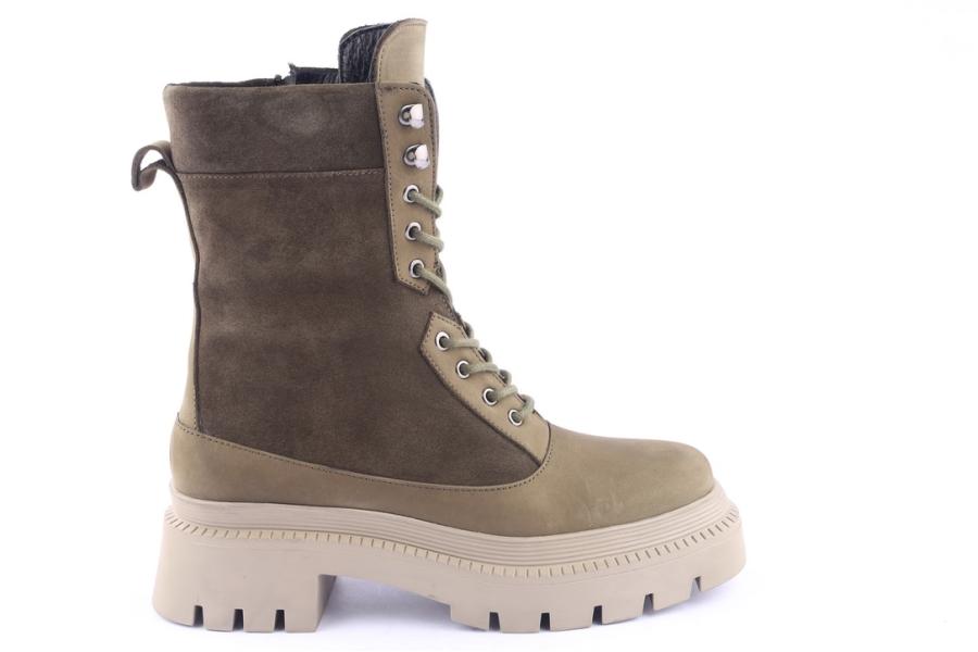 d.moro shoes Women nubuck leather Ankle Boots for Winter: 574D Green (Wholesale)