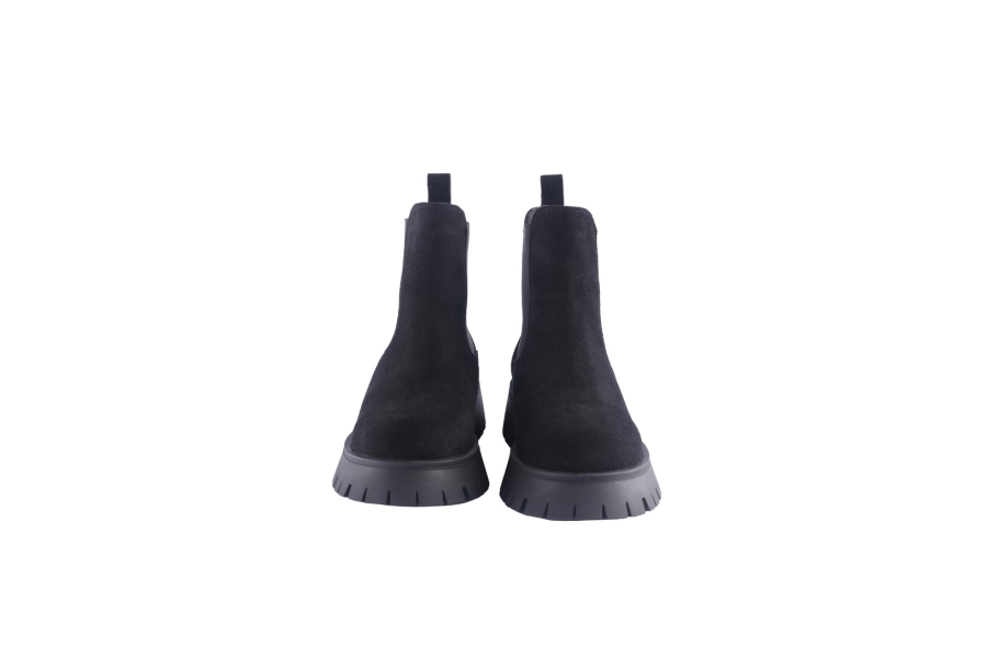 D.moro Shoes Women Nubuck Leather Ankle Boots For Winter: 652C Black (Wholesale)