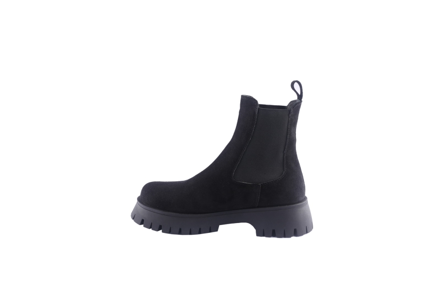 D.moro Shoes Women Nubuck Leather Ankle Boots For Winter: 652C Black (Wholesale)