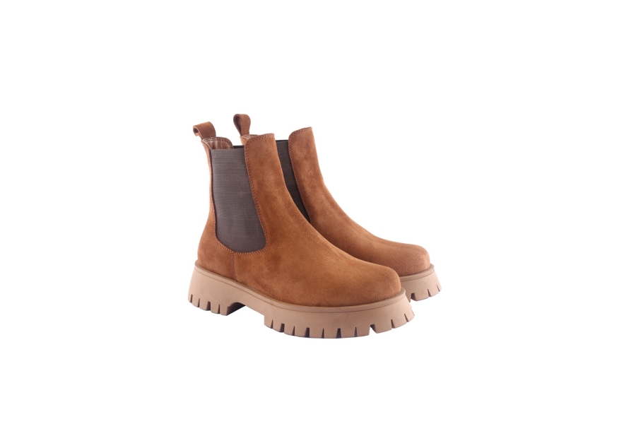 D.moro Shoes Women Nubuck Leather Ankle Boots For Winter: 652C Brown (Wholesale)