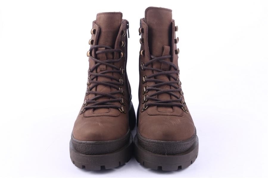 D.moro Shoes Women Nubuck Leather Ankle Boots For Winter: 656E Brown (Wholesale)