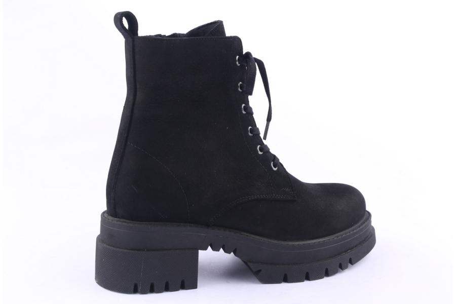 D.moro Shoes Women Nubuck Leather Ankle Boots For Winter: 780 Black (Wholesale)
