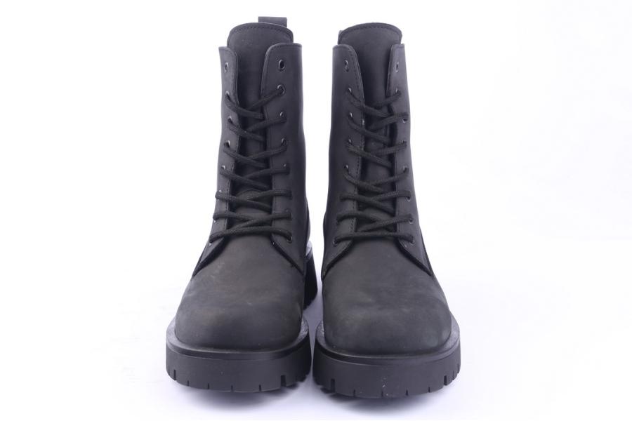 D.moro Shoes Women Nubuck Leather Ankle Boots For Winter: GUC1 Black (Wholesale)