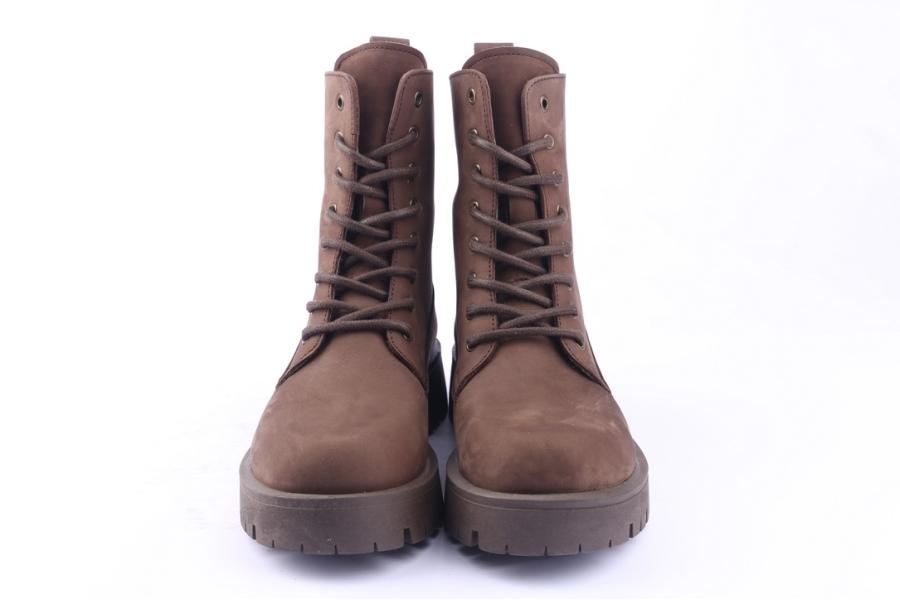 D.moro Shoes Women Nubuck Leather Ankle Boots For Winter: GUC1 Brown (Wholesale)