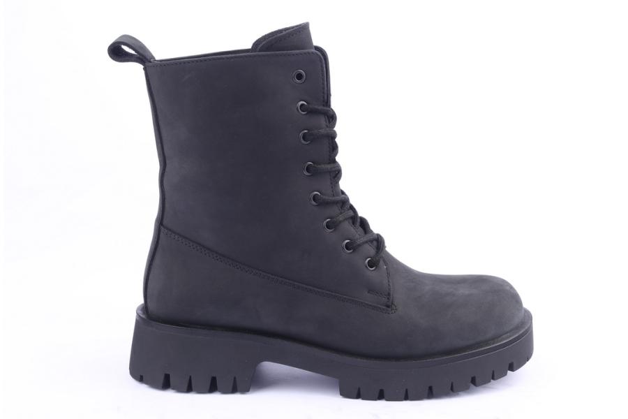 d.moro shoes Women nubuck leather Ankle Boots for Winter: GUC1 Black (Wholesale)