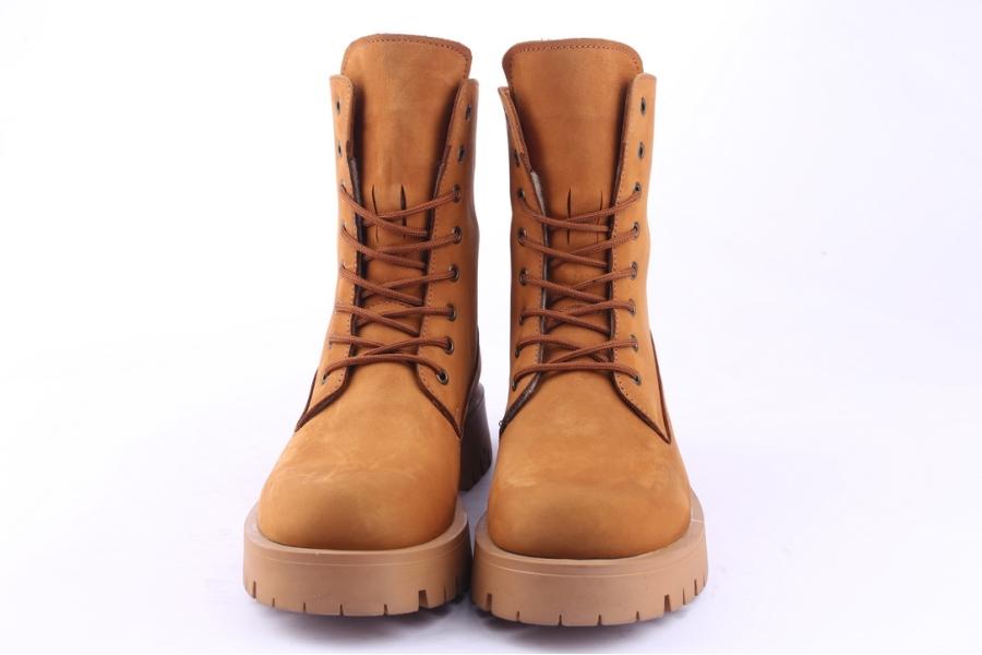 D.moro Shoes Women Nubuck Leather Ankle Boots For Winter: GUC1 Tan (Wholesale)