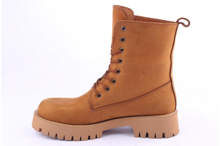 D.moro Shoes Women Nubuck Leather Ankle Boots For Winter: GUC1 Tan (Wholesale)