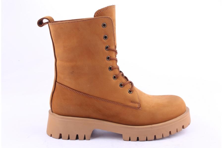 d.moro shoes Women nubuck leather Ankle Boots for Winter: GUC1 Tan (Wholesale)