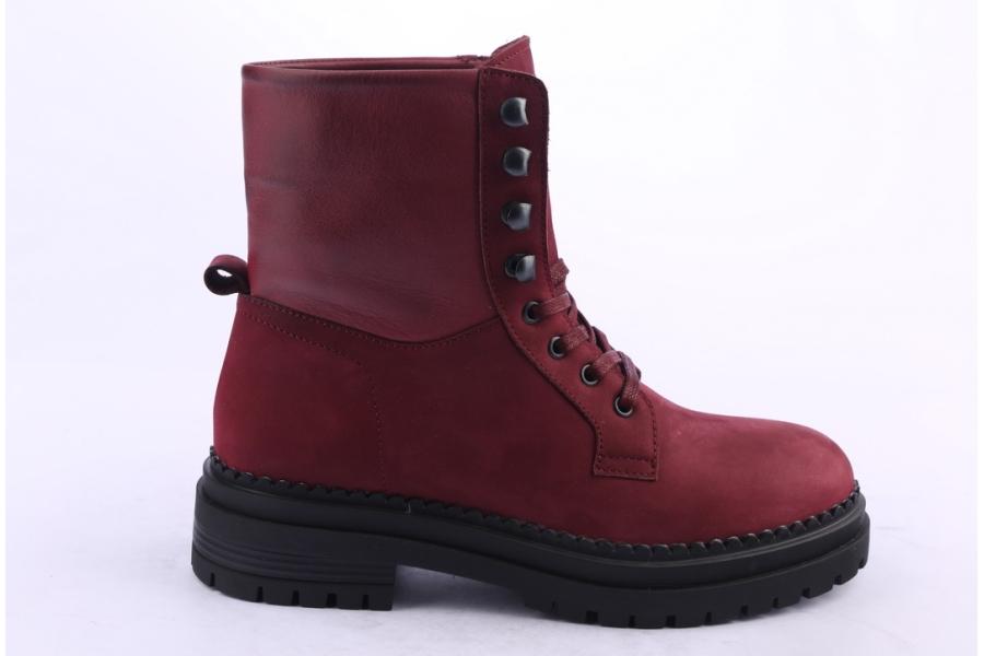 d.moro shoes Women nubuck leather Ankle Boots for Winter: LAURA3 Burgundy (Wholesale)