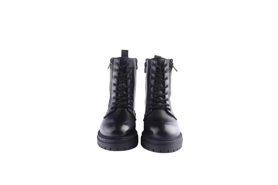 D.moro Shoes Women Nubuck Leather Ankle Boots For Winter: LAURA4 Black (Wholesale)