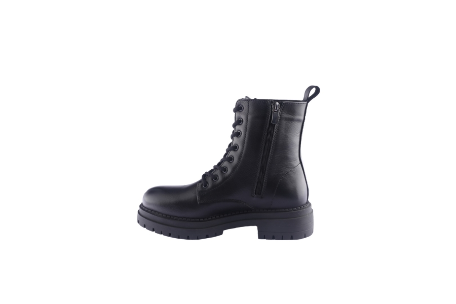 D.moro Shoes Women Nubuck Leather Ankle Boots For Winter: LAURA4 Black (Wholesale)