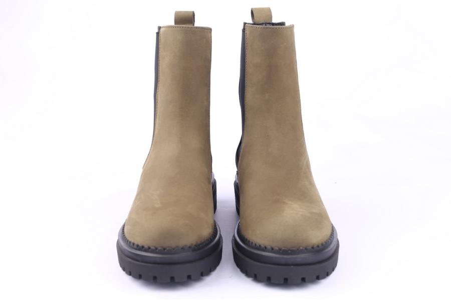 D.moro Shoes Women Nubuck Leather Ankle Boots For Winter: LAURA5 Khaki (Wholesale)