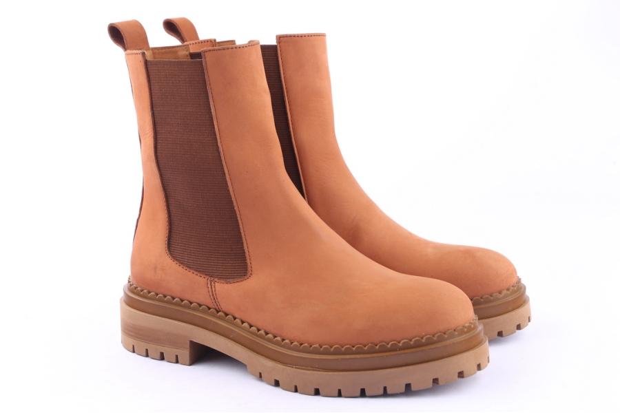 D.moro Shoes Women Nubuck Leather Ankle Boots For Winter: LAURA5 Tan (Wholesale)