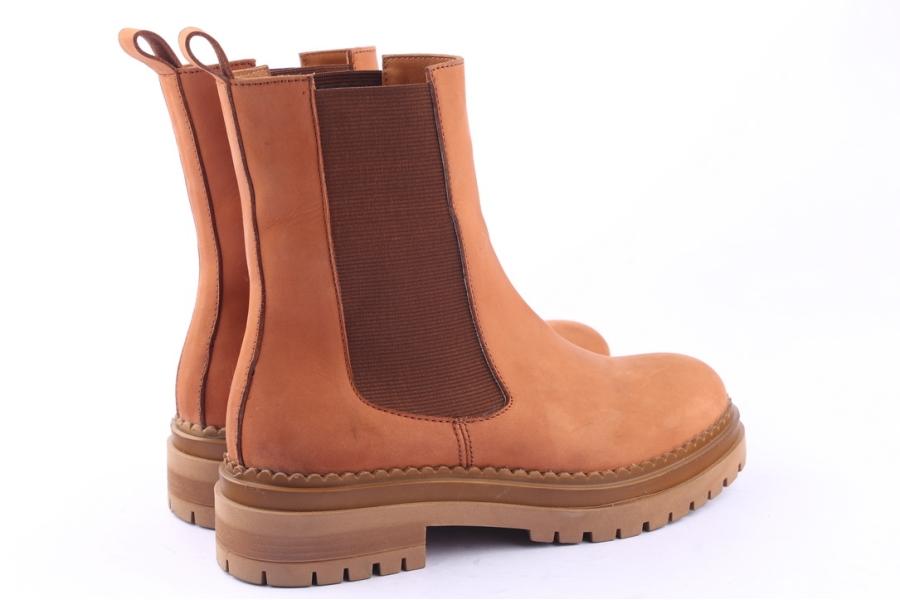 D.moro Shoes Women Nubuck Leather Ankle Boots For Winter: LAURA5 Tan (Wholesale)