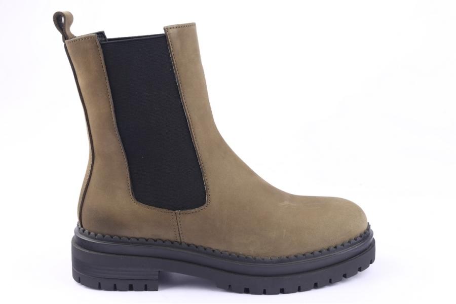 d.moro shoes Women nubuck leather Ankle Boots for Winter: LAURA5 Khaki (Wholesale)