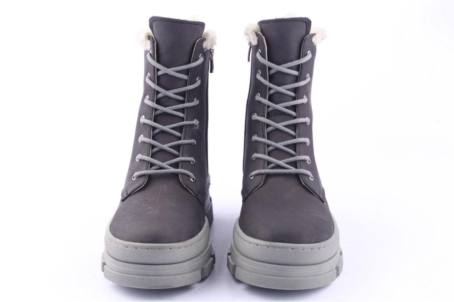 D.moro Shoes Women Nubuck Leather Ankle Boots For Winter: SEUL2 Grey (Wholesale)